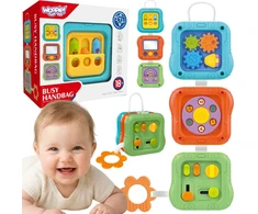 WOOPIE BABY Sensory Cube Manipulative 6-in-1 Educational Interactive Toy