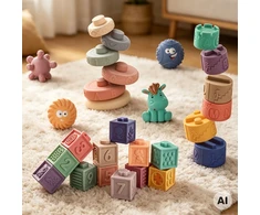WOOPIE BABY Set of 27 Soft Sensory Blocks