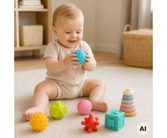 WOOPIE BABY minkšti sensoriniai kramtukai 23 vnt.