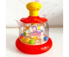 Woopie Baby WOOPIE Žaislai Spalvoti Arkliukai Raudona Sukimo Virvė