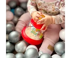 Woopie Baby WOOPIE Žaislai Spalvoti Arkliukai Raudona Sukimo Virvė