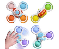 WOOPIE BABY Spinner Sensory Toy Rocket Alien Ufo 3 pcs.