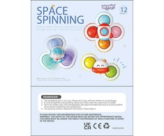 WOOPIE BABY Spinner Sensory Toy Rocket Alien Ufo 3 pcs.