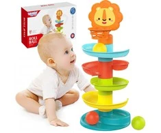 Woopie Baby WOOPIE Žaislas Kulodromas su Čiuožykla ir 3 Kamuoliukais