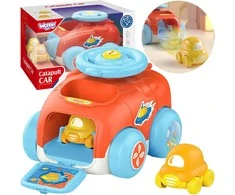 Woopie Baby WOOPIE Žaislas Automobilių Katapultas su Dviem Automobiliais