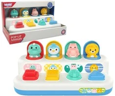 Woopie Baby Woopie edukaciniai žaisliniai pop-up gyvūnai