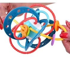 Woopie jutiminis žaislas 2in1 deether ratchet montessori