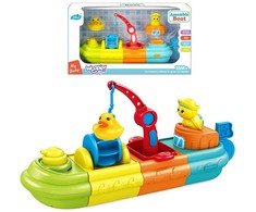 Woopie Baby Woopie Vonios Žaislas Laivas su Turtle ir Žąsele