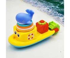 Woopie Baby WOOPIE Vandens Žaislai Balta Lėkštė Su Banginiu