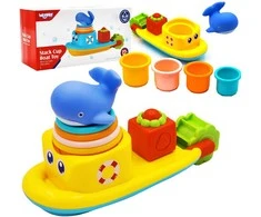 Woopie Baby WOOPIE Vandens Žaislai Balta Lėkštė Su Banginiu