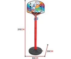 „Woopie“ krepšinio rinkinys 215 cm + kamuolys