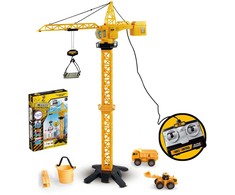 WOOPIE Remote Controlled Crane 103cm R/C Truck Excavator + 4 Accs.