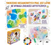 WOOPIE kūrybinis dažymo ir rankdarbių rinkinys 3 in 1 42 vnt.