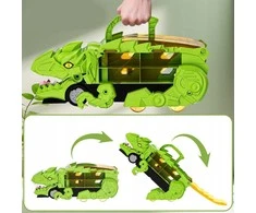 Woopie Žaislinis rinkinys: Dinosaūras ir automobilių trasa