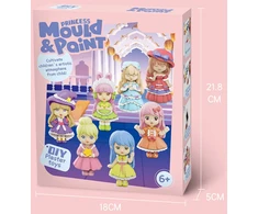„WOOPIE Creative Kit“ dažai „pasidaryk pats“ tinkas lieja figūrėles ir dažo MAGNETAS