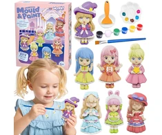 WOOPIE DIY Paint Creativity Kit - Make Plaster Castings and Paint Dolls