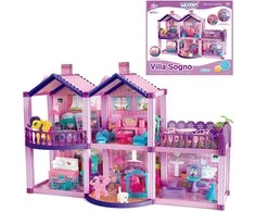 WOOPIE Lėlių Namelis PONI FANTASY VILLA 120 el.