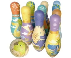 WOOPIE Žaidimas Dinozaurų Kėgliai 12 vnt