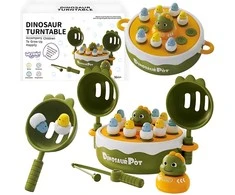Woopie Žaidimas „Dinozaurų Gaudymas“ 2in1 Katapultos