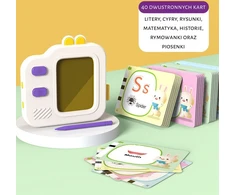 WOOPIE Graphic Planšetė, Sketchpad for Learning Drawing and English, Card Reader, 120 pcs.