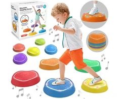 WOOPIE Interactive Balance Stones with Sound and Light 5 pcs.