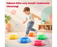 WOOPIE Interactive Balance Stones with Sound and Light 5 pcs.