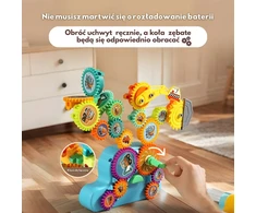 WOOPIE interaktyvios konstruktoriaus kaladėlės Krumpliaračiai 18 vnt.