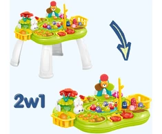 WOOPIE interaktyvus edukacinis stalas 2 in 1 žaidimas žvejyba