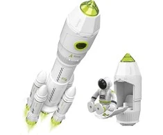 Interaktyvi kosminė raketa su dūmų efektu WOOPIE Space Set