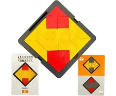 WOOPIE Loginė Žaidimų Dėlionė Tangram Kišeninė