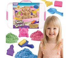 WOOPIE Kinetic Sand Magic Castle Set 22 pcs Suitcase