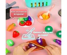 WOOPIE Kitchen Accessories Set Cooking Toy 108 pcs