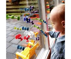 WOOPIE Konstrukciniai Klockai su Siurbtukais - Suvytę Gyvūnai