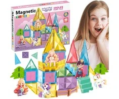 WOOPIE Magnetinis 3D Konstruktorius Pasakų Pilis 55vnt