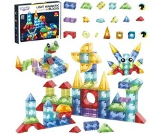 Magnetinis konstrukcinis WOOPIE 3D 63vnt