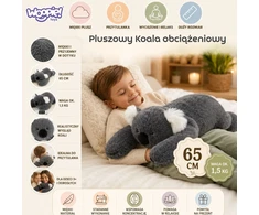WOOPIE Koala Anti-Stress Sensory Weighted Plush Toy 65cm 1500g