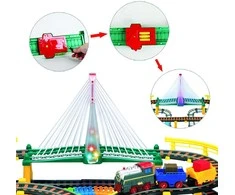 „Woopie Eelectric Queue 2in1“ lenktynių trasos traukinys „Viaduct Auto XXL 192 EL“.