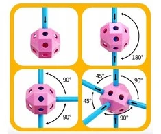 WOOPIE Statybinis Rinkinys XXL Su Klojimo Kiemu 340 vnt.