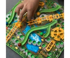 WOOPIE Ladders and Snakes Board Game 5+