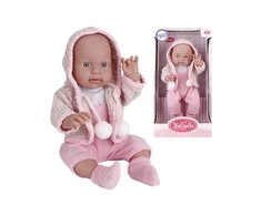 Woopie Lėlė su šviesiai rožiniais drabužiais 43 - 46 cm