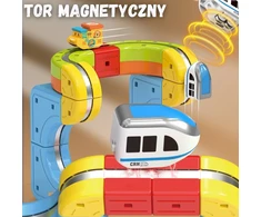 WOOPIE Magic Cube Train Construction Blocks Anti-Gravity Magnetic Track 68pcs.