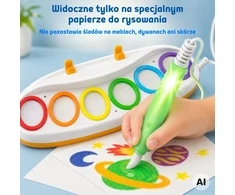 WOOPIE stebuklingas LED vandens teptukas šviesų dažymo rinkinys