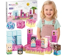 WOOPIE Magnetic Blocks Cubes Magnets 59pcs 3D