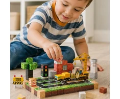 WOOPIE Magnetic Building Blocks Construction Site 115 pcs.