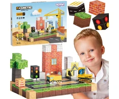 WOOPIE Magnetic Building Blocks Construction Site 115 pcs.