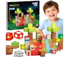WOOPIE Magnetic Building Blocks Forest 75 pcs.