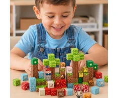 WOOPIE Magnetic Building Blocks Forest 75 pcs.