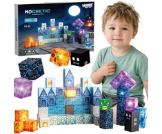 WOOPIE Magnetic Building Blocks Pixel Castle 64 pcs.
