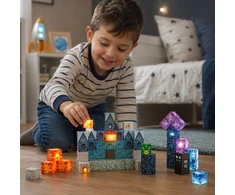 WOOPIE Magnetic Building Blocks Pixel Castle 64 pcs.