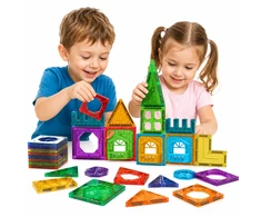 WOOPIE Magnetic Construction Blocks 3D Educational Set Castle 30 pcs.